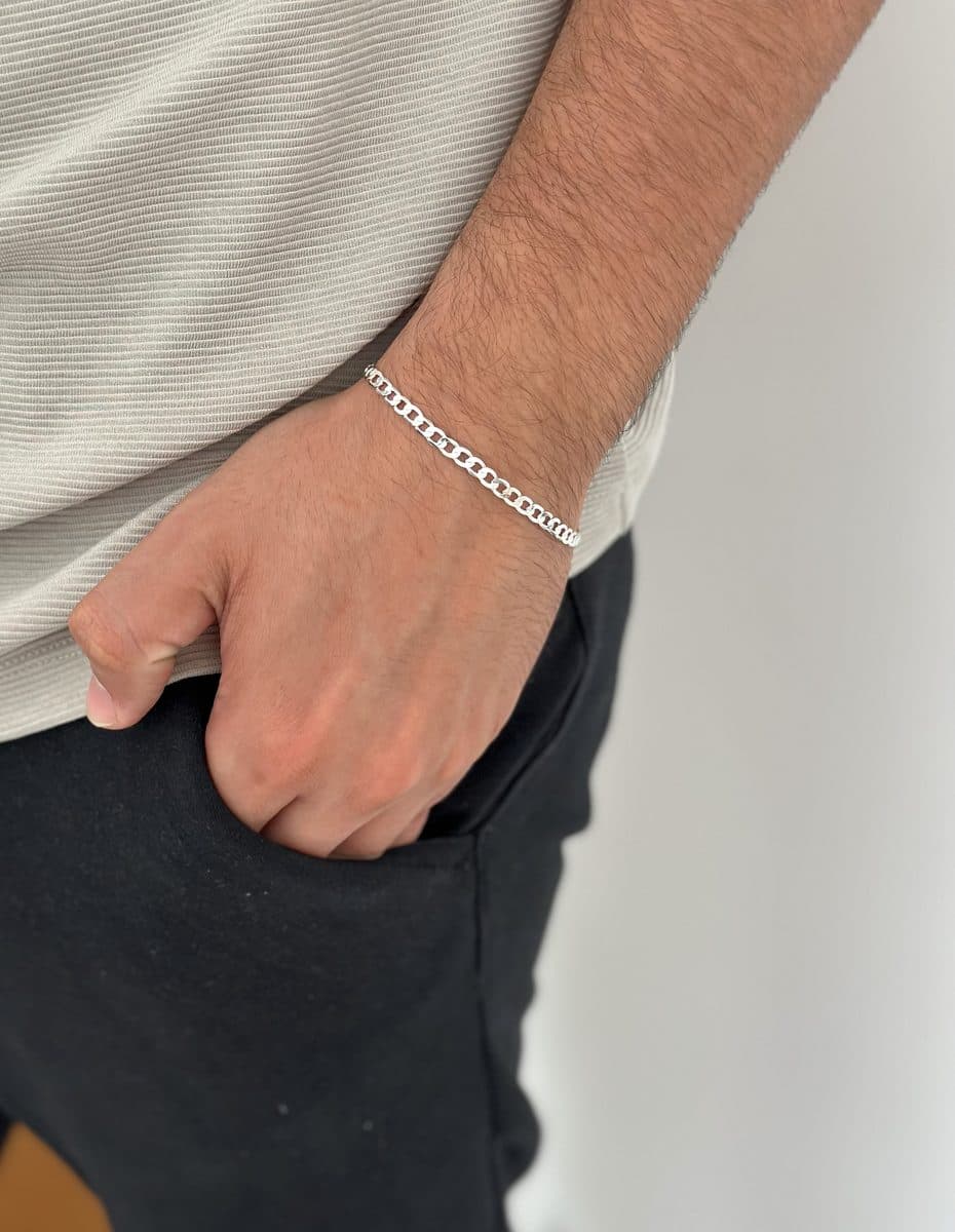 Pulseira grumet masculina grossa